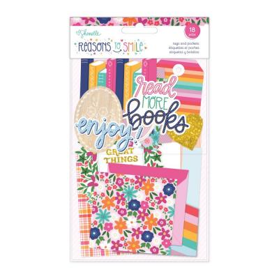 American Crafts Shimelle Laine Reasons To Smile - Tags And Pockets